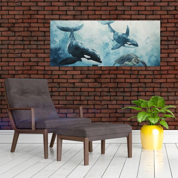 Slika - Podvodna slika (120x50 cm)