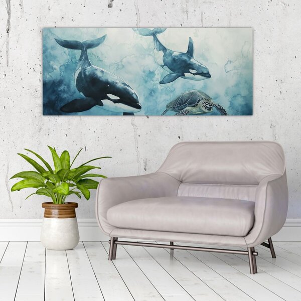 Slika - Podvodna slika (120x50 cm)