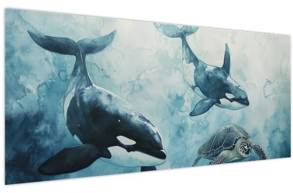 Slika - Podvodna slika (120x50 cm)