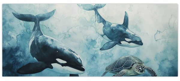 Slika - Podvodna slika (120x50 cm)