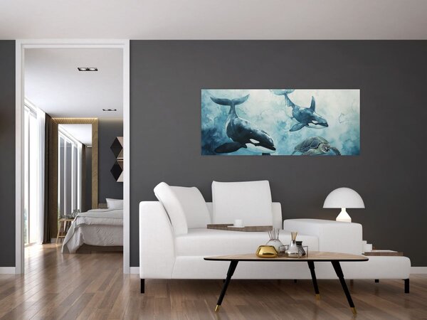 Slika - Podvodna slika (120x50 cm)