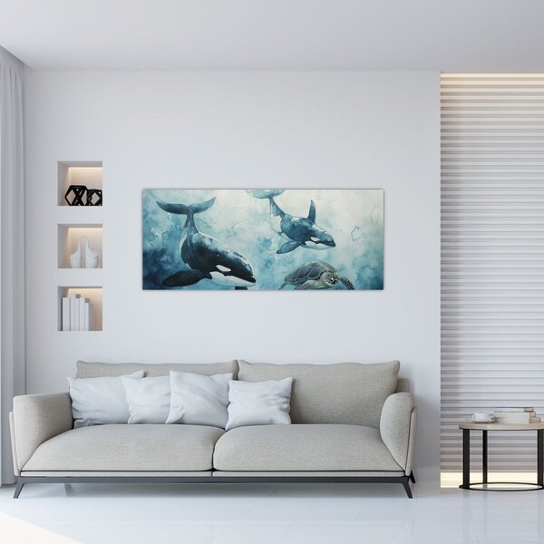 Slika - Podvodna slika (120x50 cm)