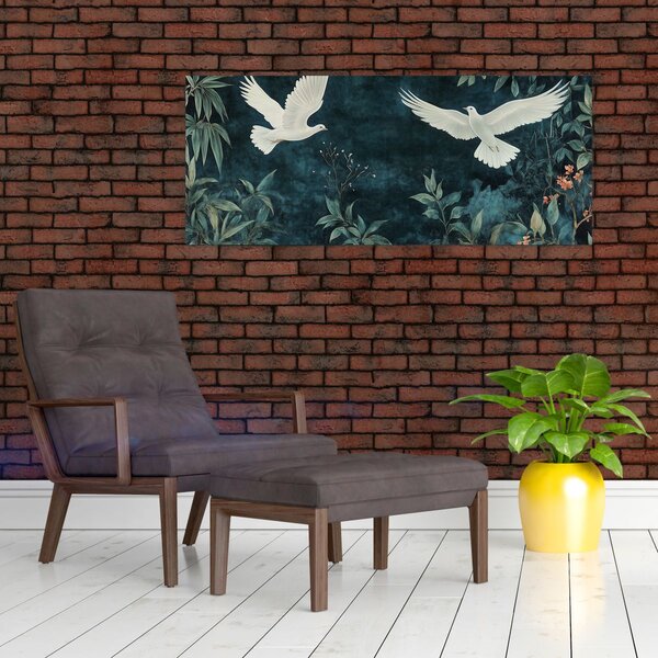 Slika - Dva goluba (120x50 cm)
