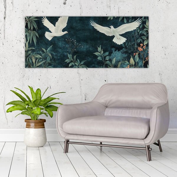 Slika - Dva goluba (120x50 cm)