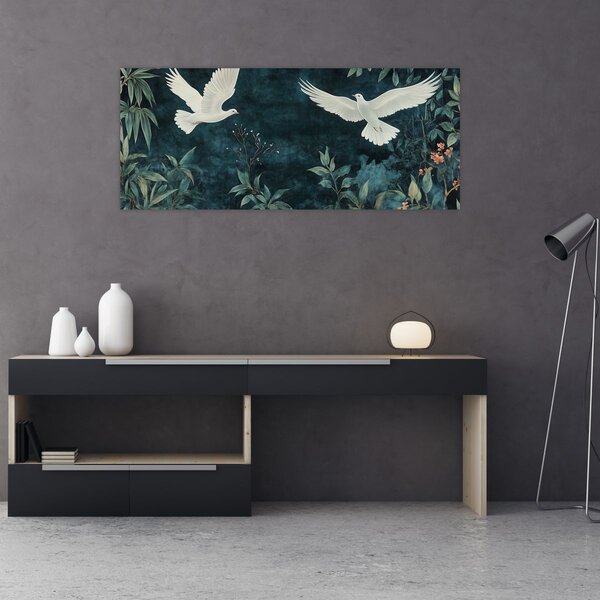 Slika - Dva goluba (120x50 cm)