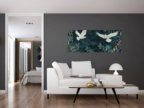 Slika - Dva goluba (120x50 cm)