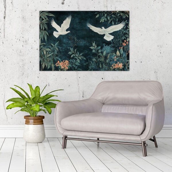 Slika - Dva goluba (90x60 cm)