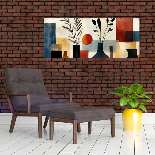 Slika - Kubističke vaze (120x50 cm)