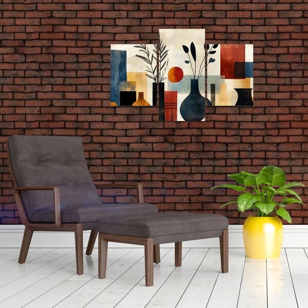 Slika - Kubističke vaze (90x60 cm)