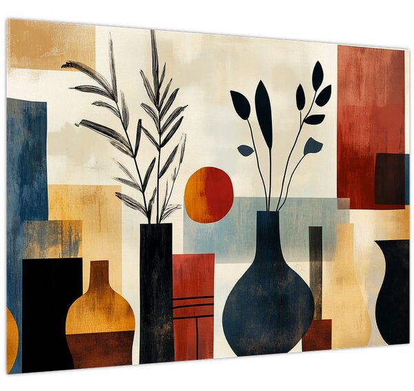 Slika - Kubističke vaze (70x50 cm)