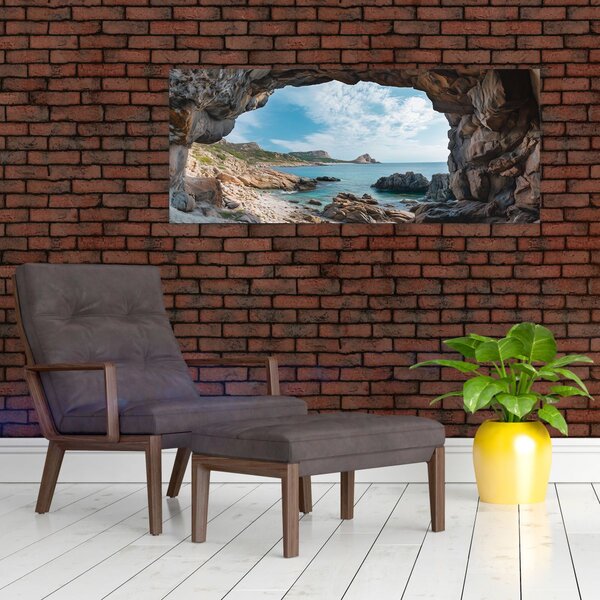 Slika - Špilja uz more (120x50 cm)