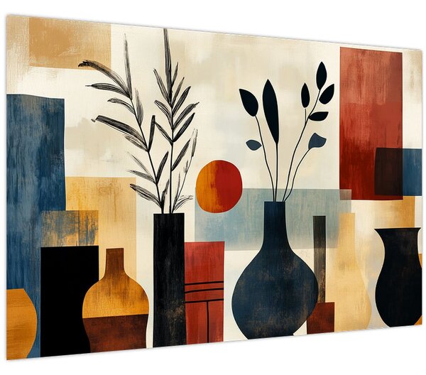 Slika - Kubističke vaze (90x60 cm)