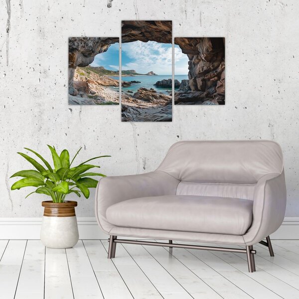 Slika - Špilja uz more (90x60 cm)