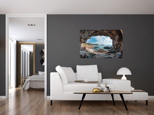 Slika - Špilja uz more (90x60 cm)