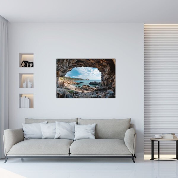 Slika - Špilja uz more (90x60 cm)