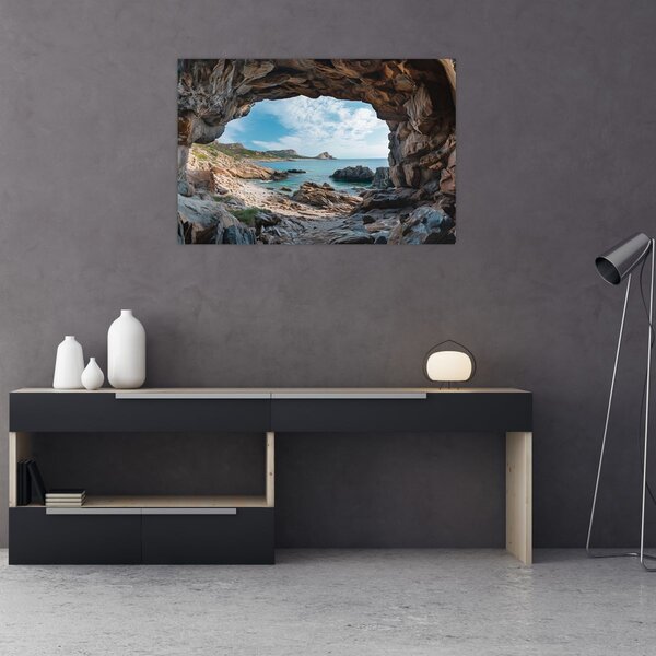Slika - Špilja uz more (90x60 cm)
