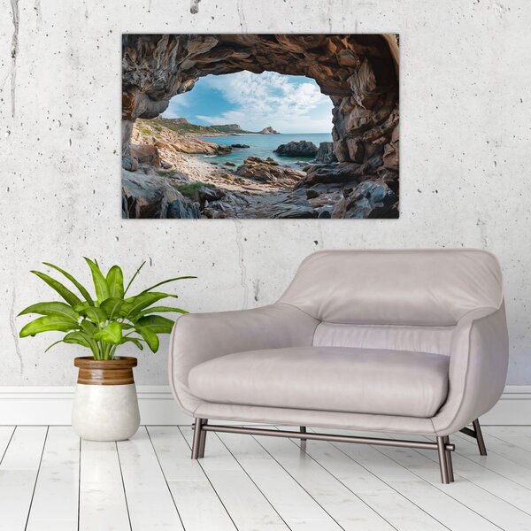 Slika - Špilja uz more (90x60 cm)