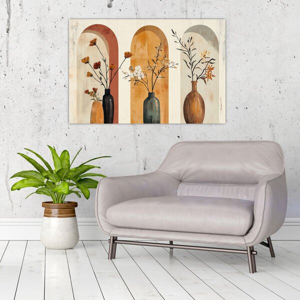Slika - Vaze u lukovima (90x60 cm)