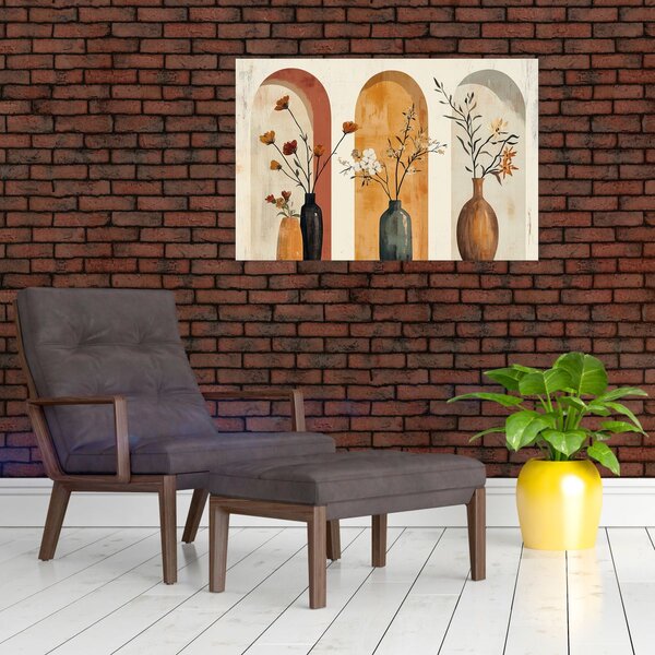 Slika - Vaze u lukovima (90x60 cm)