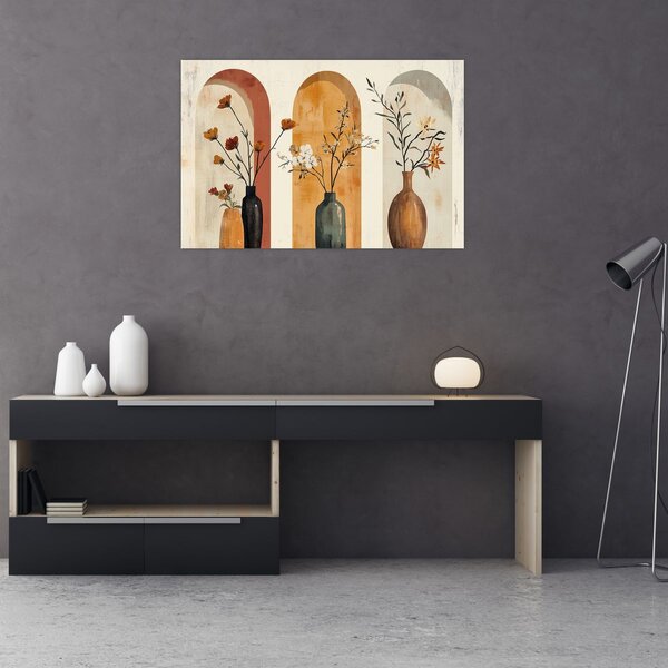 Slika - Vaze u lukovima (90x60 cm)