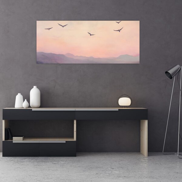 Slika - Jato ptica II. (120x50 cm)
