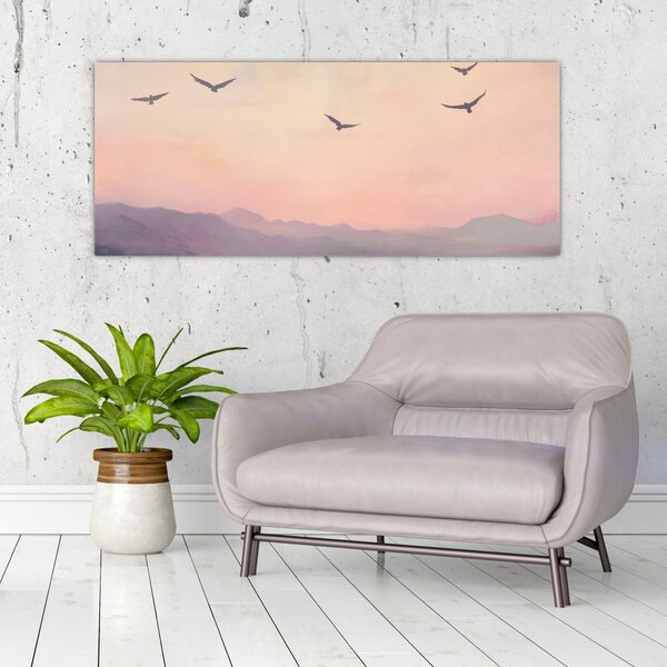 Slika - Jato ptica II. (120x50 cm)