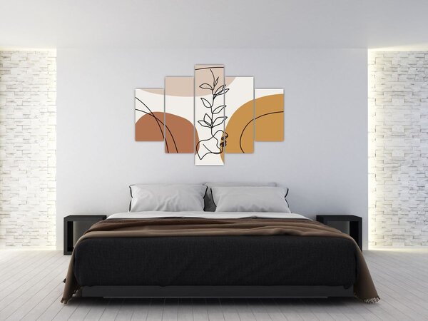 Slika - Boho oblici (150x105 cm)