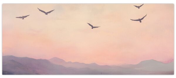 Slika - Jato ptica II. (120x50 cm)