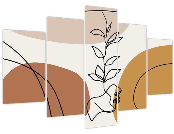 Slika - Boho oblici (150x105 cm)
