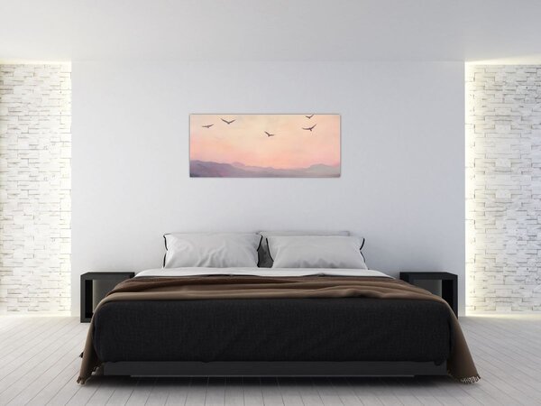 Slika - Jato ptica II. (120x50 cm)