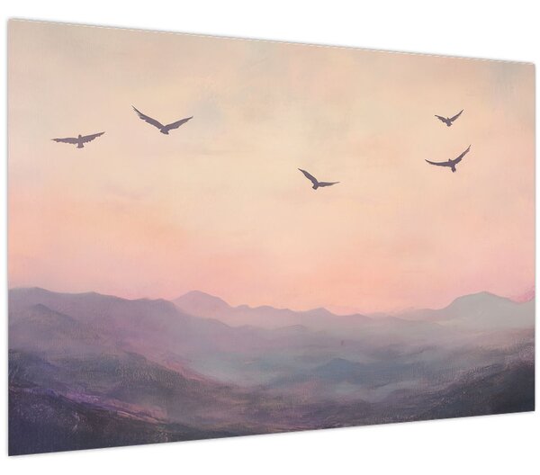 Slika - Jato ptica II. (90x60 cm)