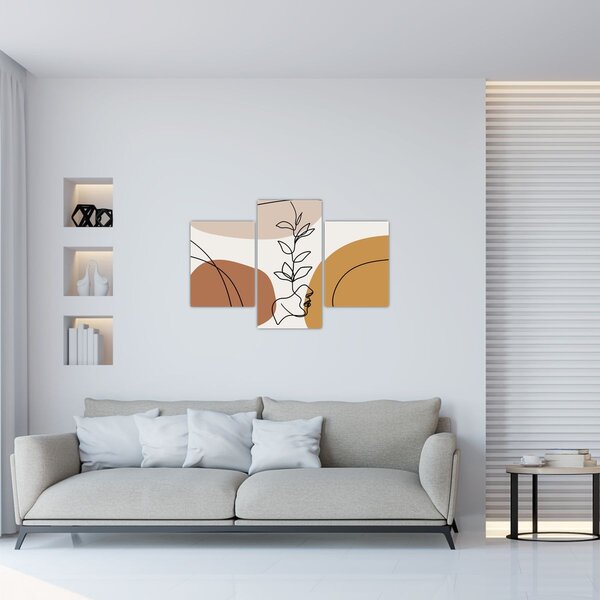 Slika - Boho oblici (90x60 cm)