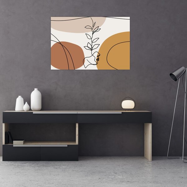 Slika - Boho oblici (90x60 cm)