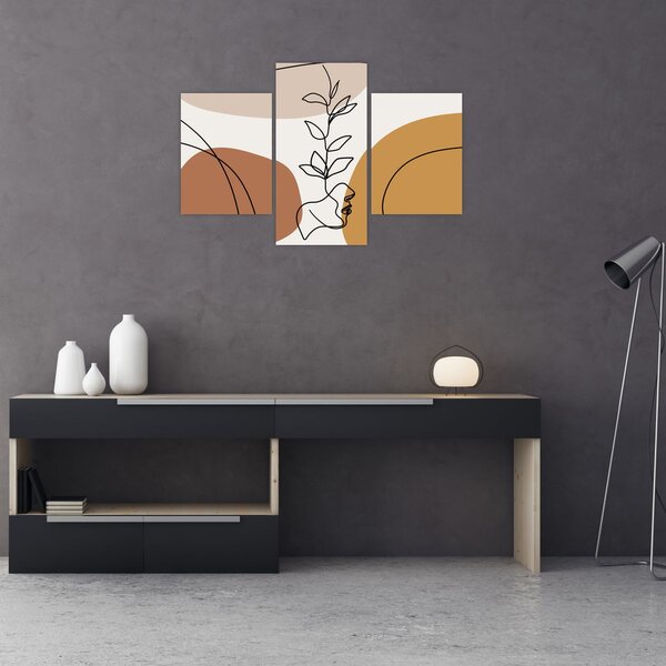Slika - Boho oblici (90x60 cm)