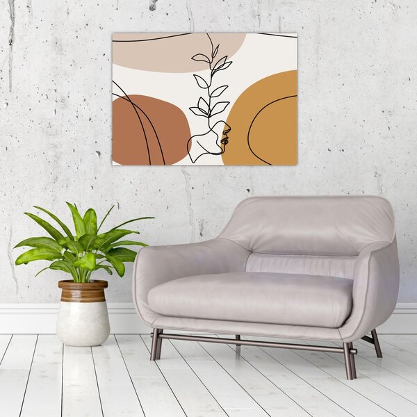 Slika - Boho oblici (70x50 cm)