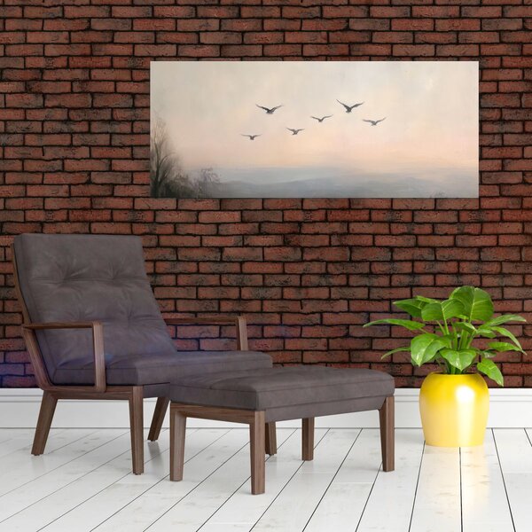 Slika - Jato ptica (120x50 cm)