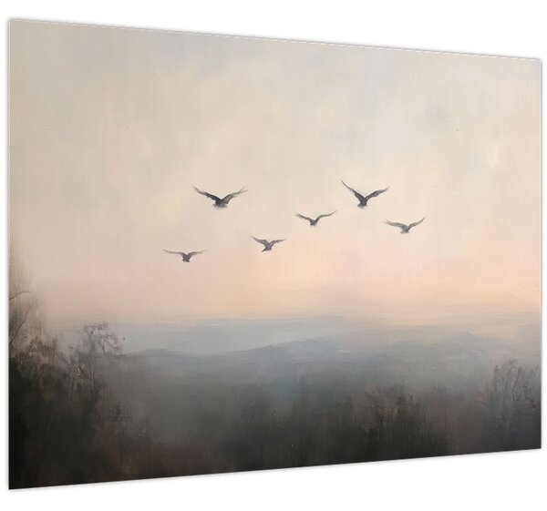 Slika - Jato ptica (70x50 cm)