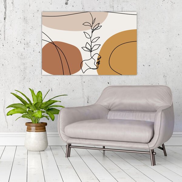 Slika - Boho oblici (90x60 cm)