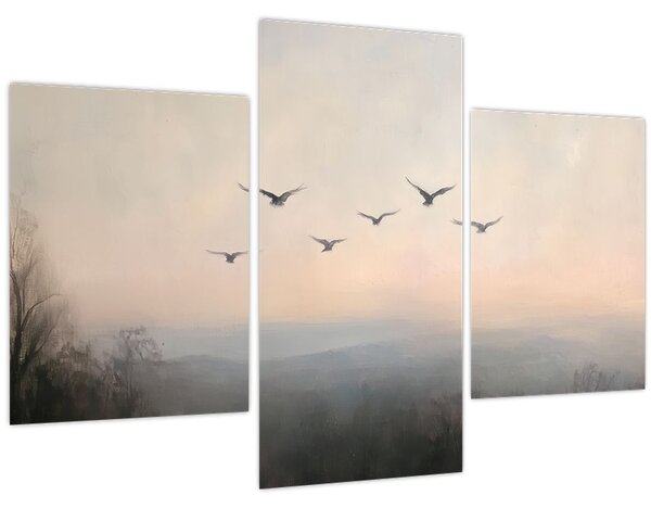 Slika - Jato ptica (90x60 cm)