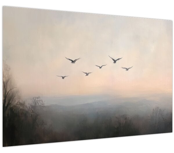 Slika - Jato ptica (90x60 cm)
