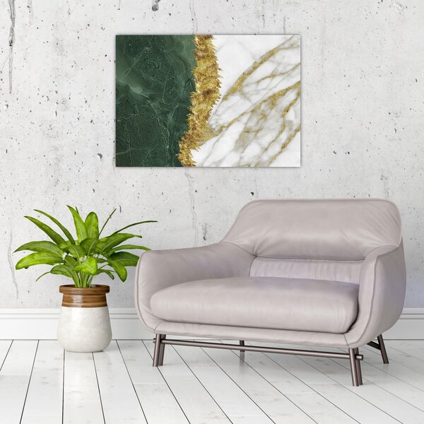 Slika - Zeleni mramor N⁰1 (70x50 cm)