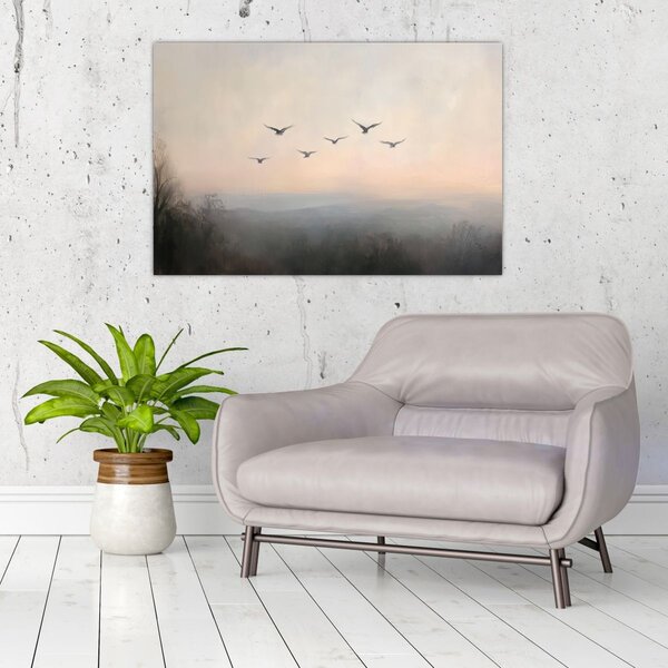 Slika - Jato ptica (90x60 cm)