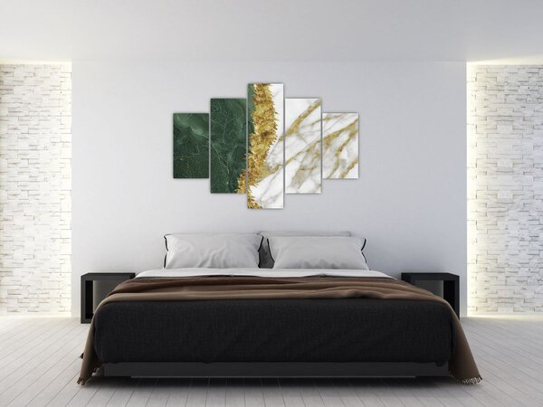 Slika - Zeleni mramor N⁰1 (150x105 cm)