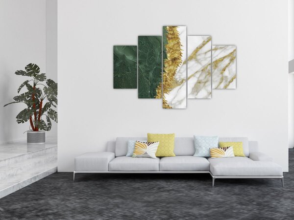 Slika - Zeleni mramor N⁰1 (150x105 cm)