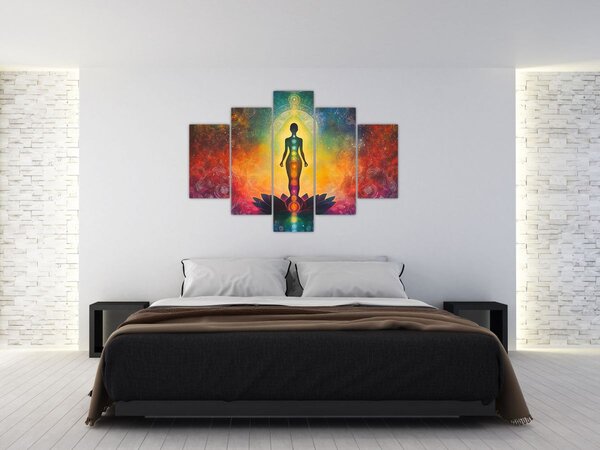 Slika - Žena i čakre (150x105 cm)