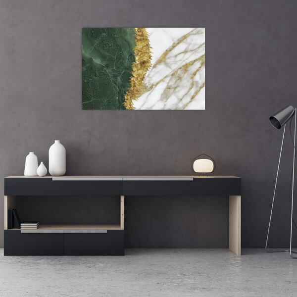 Slika - Zeleni mramor N⁰1 (90x60 cm)