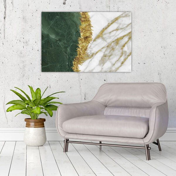 Slika - Zeleni mramor N⁰1 (90x60 cm)