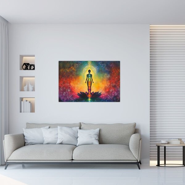 Slika - Žena i čakre (90x60 cm)