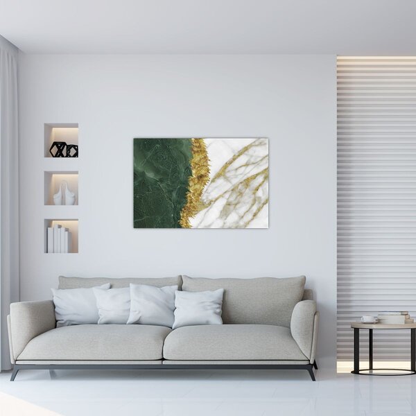 Slika - Zeleni mramor N⁰1 (90x60 cm)