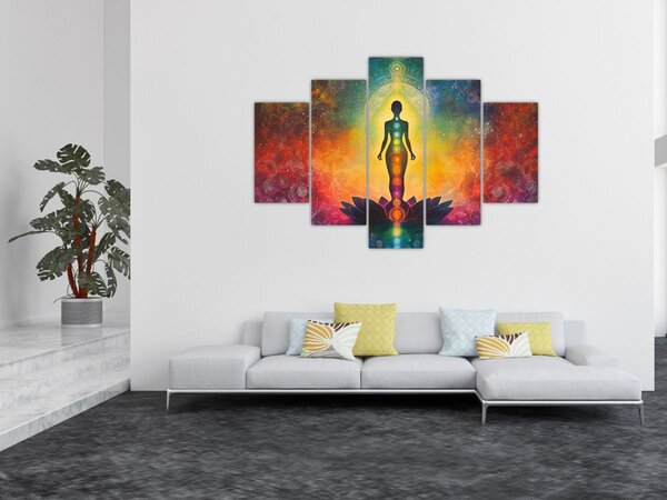 Slika - Žena i čakre (150x105 cm)